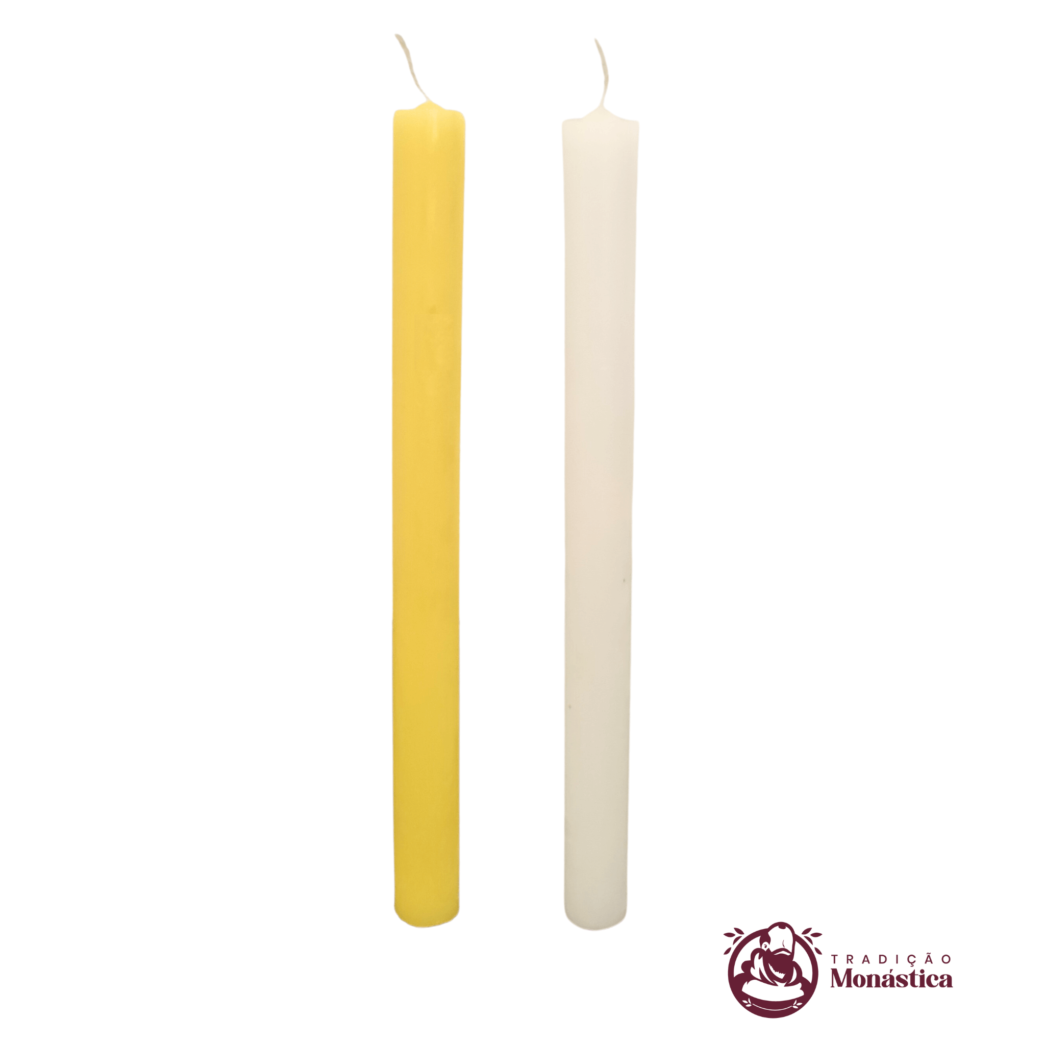 Vela de Castiçal e Altar 15x2,5cm - Tradição Monástica